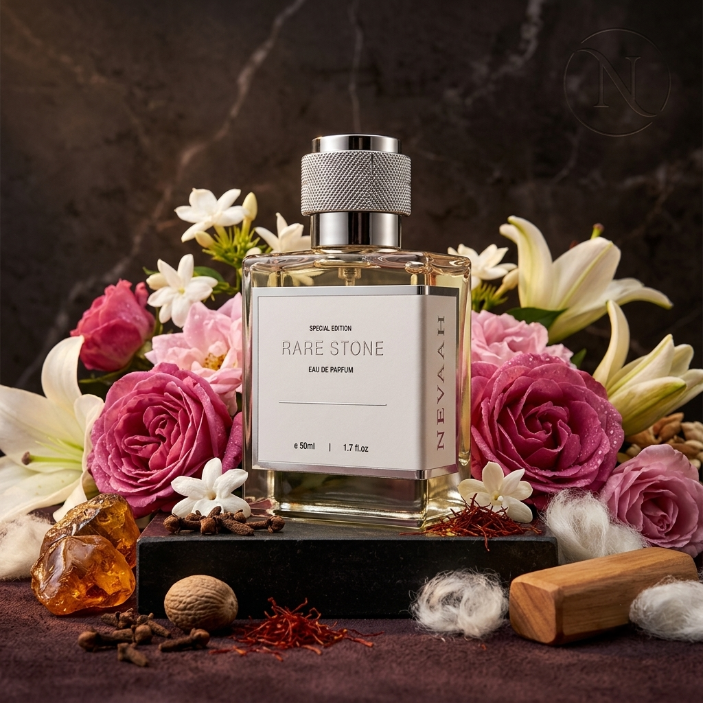 NEVAAH Rare Stone Eau de Parfum - Luxurious Oriental-Floral Perfume for men and women