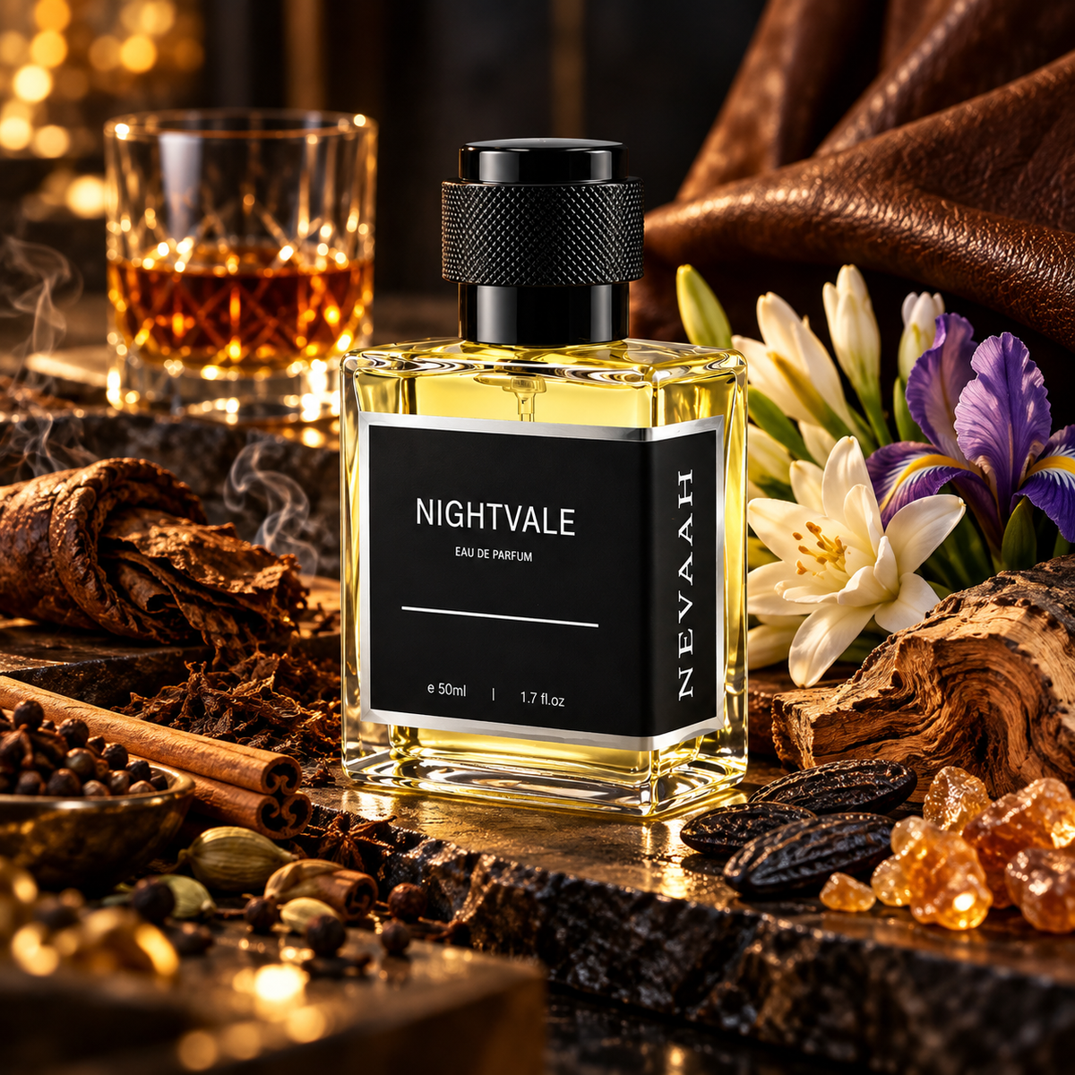 Nightvale - amber-spicy masculine fragrance for men
