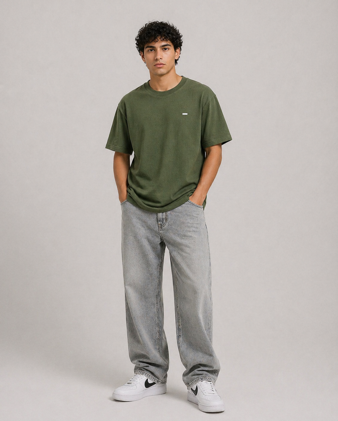 NEVAAH Premium Solid Oversized TShirt